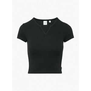 Aritzia TNA Thermal Notch Cropped T-Shirt